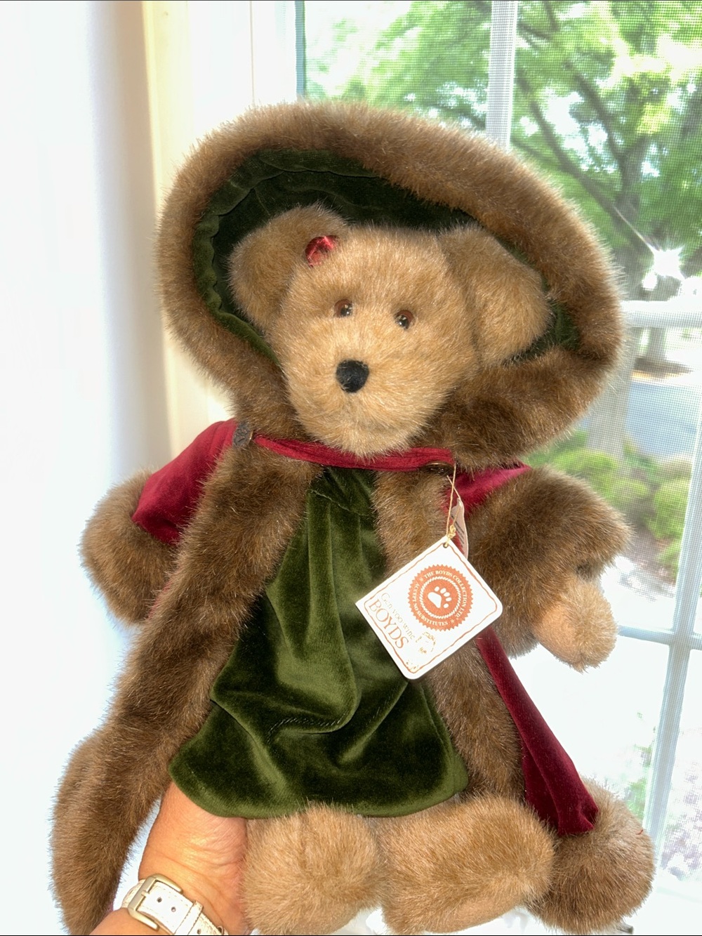 VTG Mrs Northstar Musical Boyds Bears # 917303-03SF Plays “Moonlight Serenade”